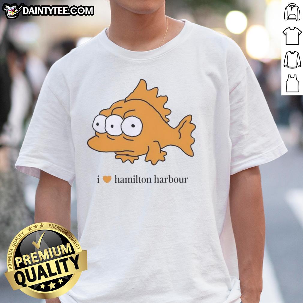Good I Love Hamilton Harbour T-Shirt featuring a vibrant design celebrating Hamilton Harbour's beauty.