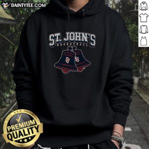Good St. Johns Basketball Church Bells hoodie featuring vibrant design and cozy fit for fans and supporters.