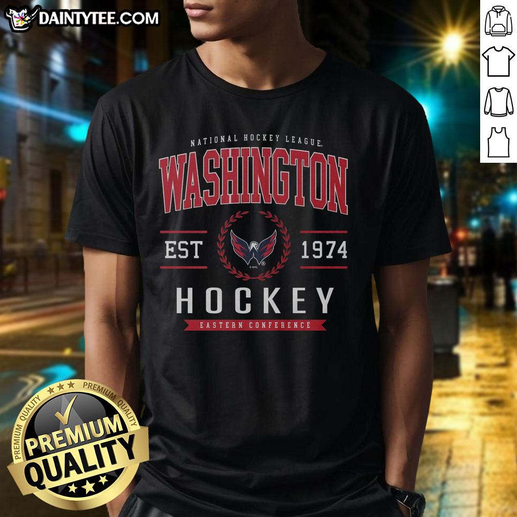 Good Washington Capitals Hockey Legacy Crest T-Shirt featuring team colors and logo for avid hockey fans.