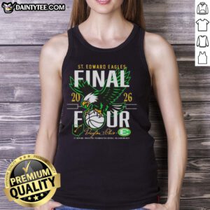 Alt Text: Hot 2026 St. Edward Basketball Final 4 Pickerington Central tank top featuring team colors and logo.