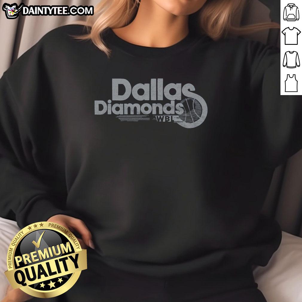Hot Dallas Diamonds sweatshirt in a stylish design, perfect for fans showcasing their team spirit and love for Dallas.