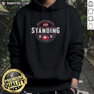 Hot Glenville Tarblooders 2026 OHSAA Boys Basketball Division 4 Last Four Standing hoodie showcasing team pride.