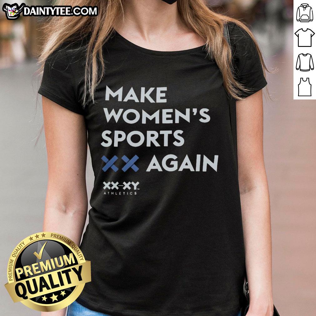 Hot Make Women's Sports XX Again Ladies Tee featuring stylish design and comfortable fit for active women.