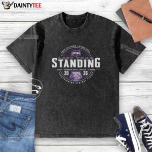 Hot Pickerington Central Tigers 2026 OHSAA Boys Basketball Division 1 Last Four Standing washed t-shirt design.