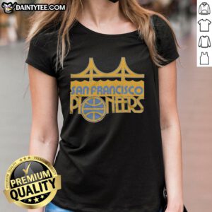 Hot San Francisco Pioneers Ladies Tee in vibrant colors, perfect for fans showcasing their love for San Francisco.