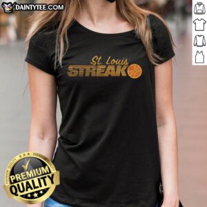 Hot St. Louis Streak Ladies Tee featuring a stylish design perfect for casual outings and sports events.