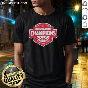 Hot Troy Trojans 26 Sun Belt Conference Mens Basketball Tournament Champions T-Shirt in vibrant colors.
