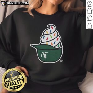Nice Athletics Baseball Ice Cream Sweatshirt featuring a stylish design, perfect for sports fans and casual wear.