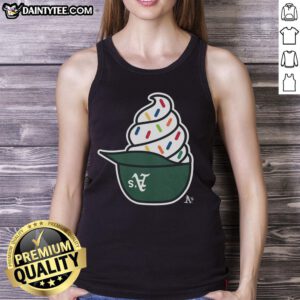 Nice Athletics Baseball Ice Cream Tank Top featuring a fun design, perfect for summer sports and casual wear.