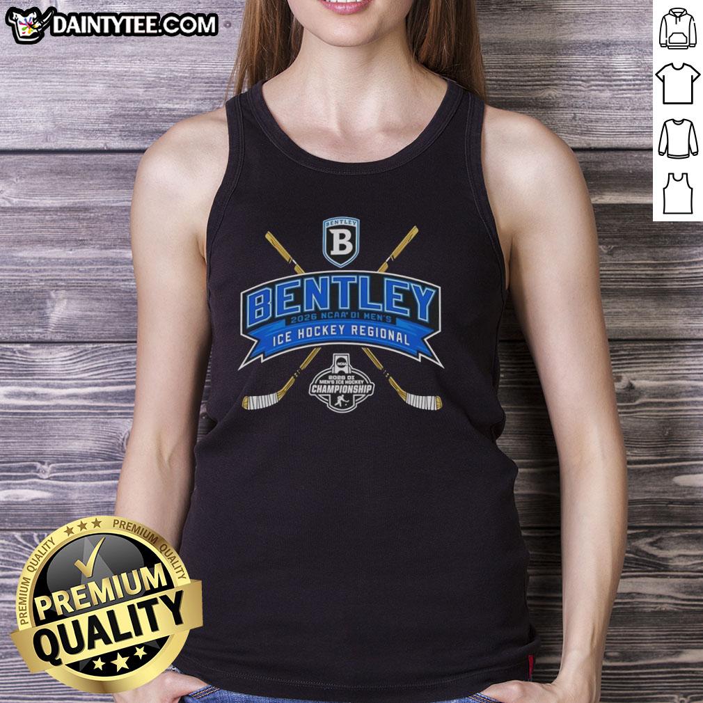 Stylish Nice Bentley Falcons 2026 NCAA Division I Men's Ice Hockey Regional tank top showcasing team spirit.