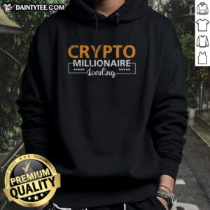 Alternative view of Nice Crypto Millionaire Loading T-Shirt