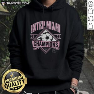 Alternative view of Nice Inter Miami CF MLS Cup Champions 2025 T-Shirt
