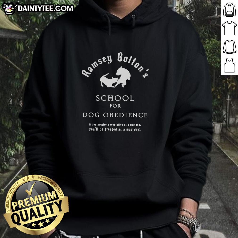 Nice Ramsay Bolton hoodie from Game of Thrones, perfect for dog obedience training enthusiasts with a fun, unique design.