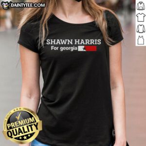 Nice Shawn Harris For Georgia Ladies Tee featuring vibrant design and comfortable fit, perfect for Georgia fans.