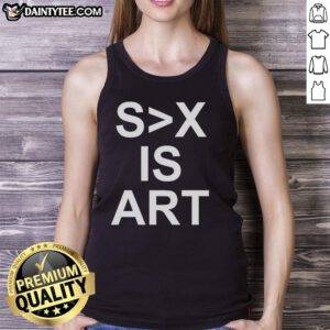 Awesome Sex Is Art Tank Top featuring bold graphic design, perfect for expressing creativity and confidence in style.