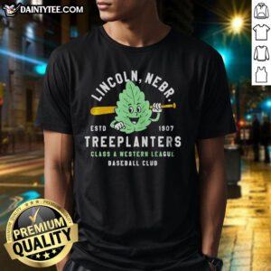 Vintage Nice Lincoln Treeplanters Nebraska Baseball Teams T-Shirt, Est 1907, showcasing classic baseball heritage.