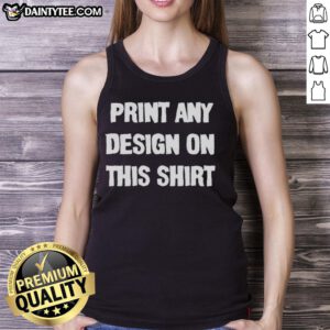 Stylish tank top featuring 'Nice Put Design In The Shipping Notes' secret menu graphic, perfect for casual wear.