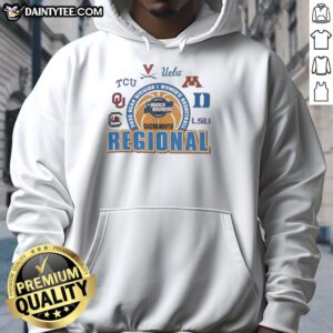 2026 NCAA Division I Women's Basketball Sacramento Regional hoodie featuring team colors and logo design.