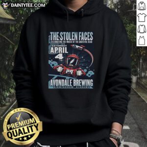Premium The Stolen Faces hoodie poster from 4-4-2026 event in Birmingham, AL featuring vibrant graphics and bold design.