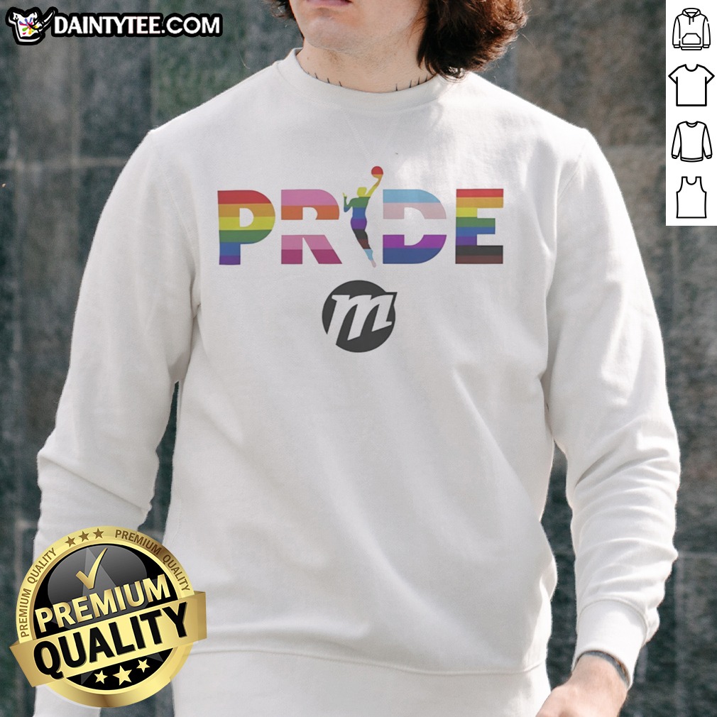 Awesome Phoenix Mercury 2026 WNBA Pride LGBT Flag Shirt on Sweatshirt Awesome Phoenix Mercury 2026 WNBA Pride LGBT Flag Shirt shown as a sweatshirt preview