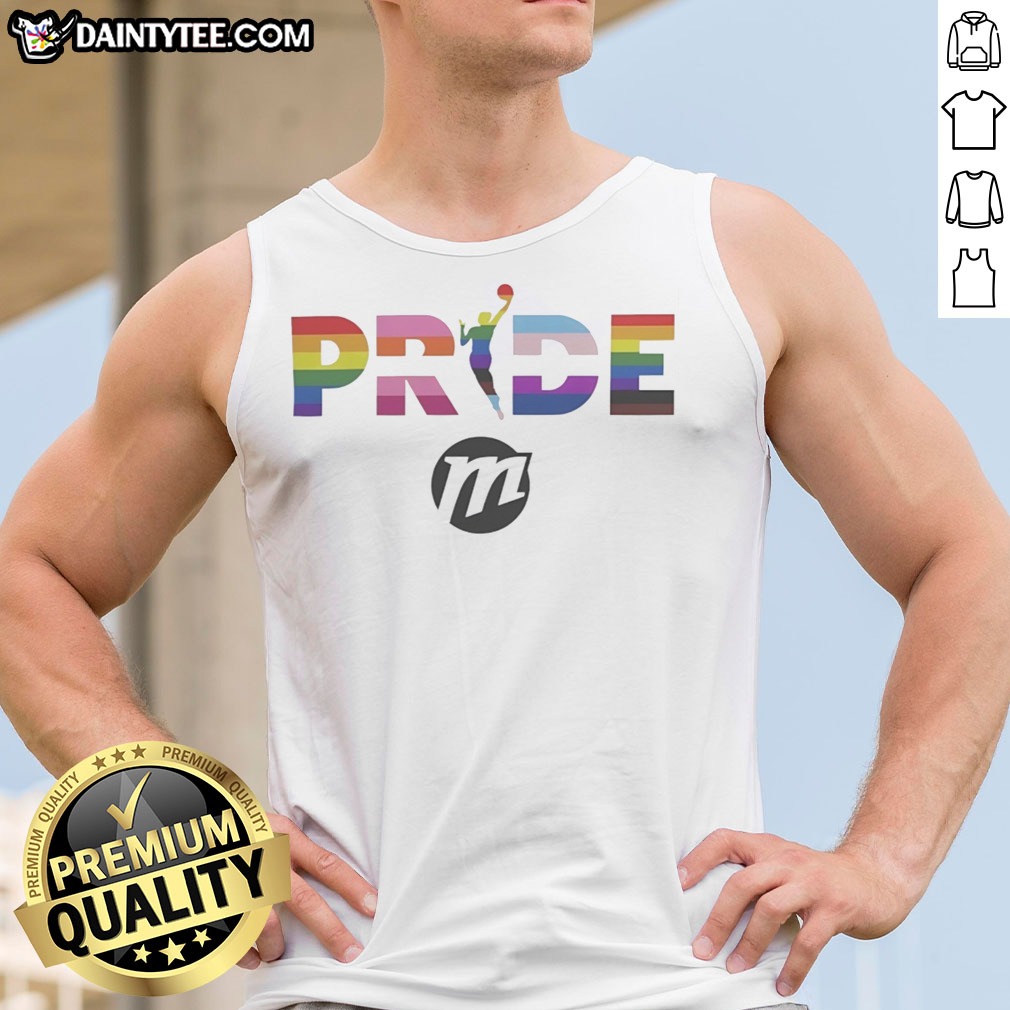 Awesome Phoenix Mercury 2026 WNBA Pride LGBT Flag Shirt on Tank Top Awesome Phoenix Mercury 2026 WNBA Pride LGBT Flag Shirt shown as a tank top preview