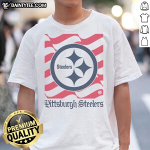 Awesome Pittsburgh Steelers American Heritage Wordmark Shirt featuring a bold team logo and classic fit.