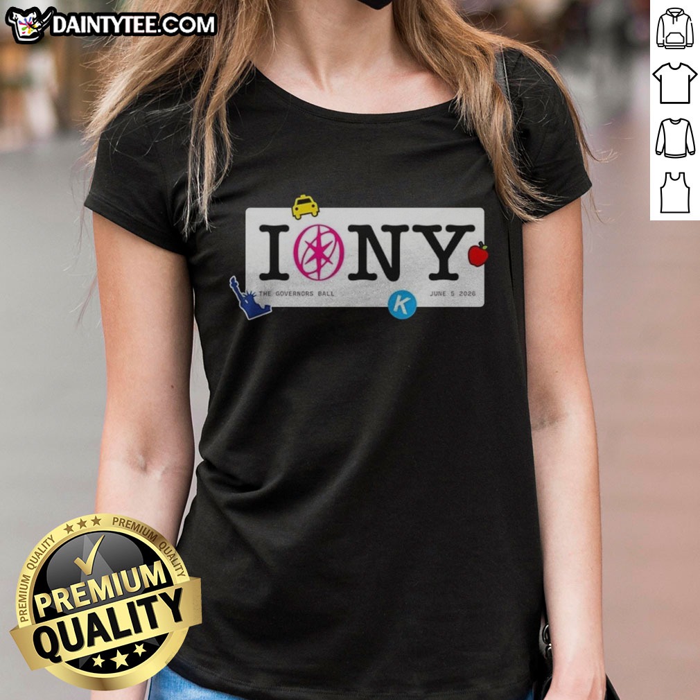 Awesome The Governors Ball I Love New York City Shirt on Ladies Shirt Awesome The Governors Ball I Love New York City Shirt shown as a ladies shirt preview