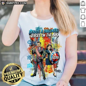 Debate & Dialogue Voices Street Graffiti Ladies Shirt