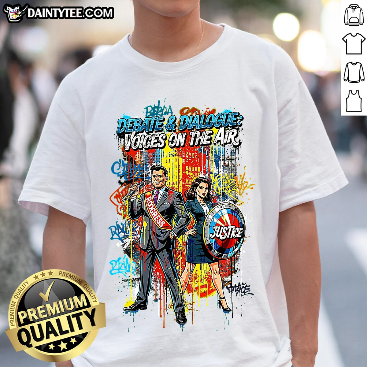 Debate & Dialogue Voices Street Graffiti Shirt