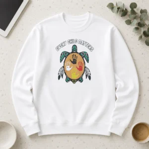 Funny Every Child Matters Turtle Long Sleeve Shirt