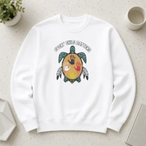 Funny Every Child Matters Turtle Sweater