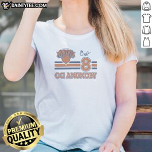 Funny Og Anunoby New York Knicks 8 Signature Logo Ladies Shirt