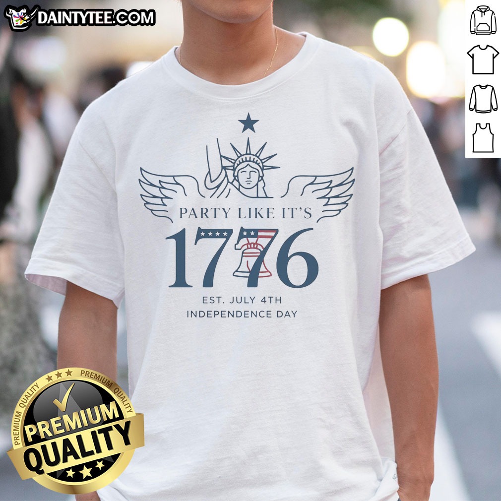 Funny Party Like It'S 1776 Shirt on Classic Shirt Funny Party Like It'S 1776 Shirt shown as a classic shirt preview