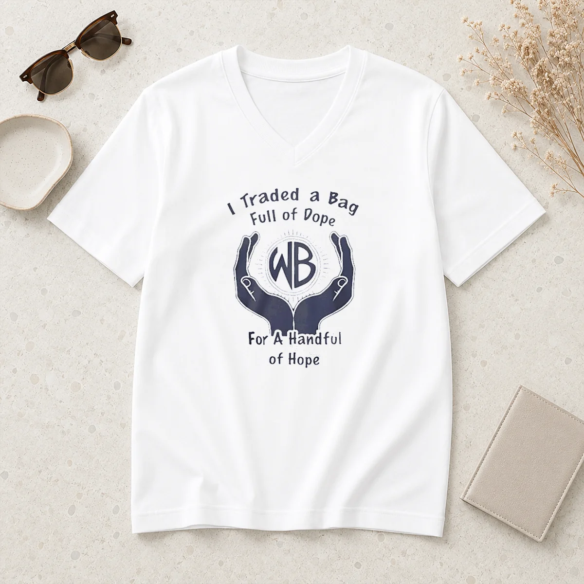 Good I Traded A Bag Full V-Neck Shirt Good I Traded A Bag Full V-Neck Shirt