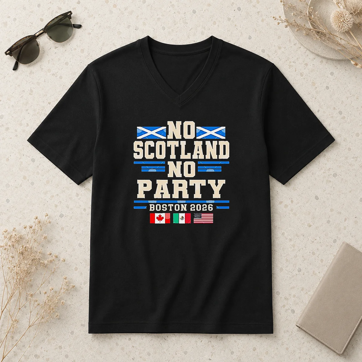 Good The Tartan Army No Scotland V-Neck Shirt Good The Tartan Army No Scotland V-Neck Shirt
