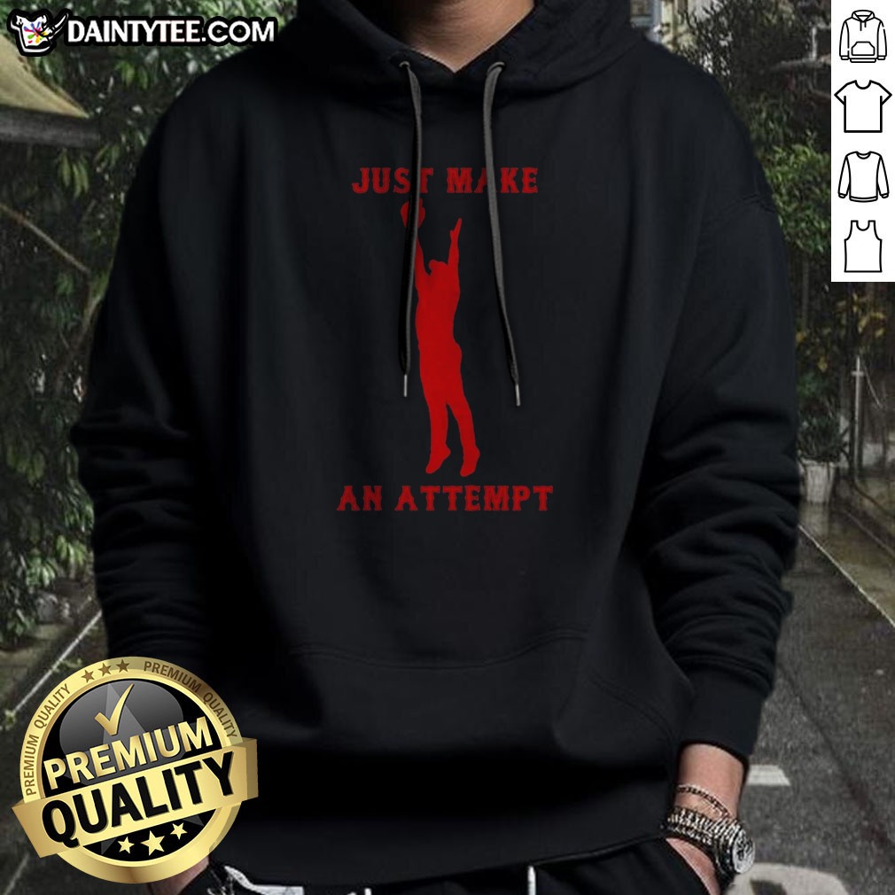 Hot Derek Jeter New York Yankees Just Make An Attempt Shirt on Hoodie Hot Derek Jeter New York Yankees Just Make An Attempt Shirt shown as a hoodie preview