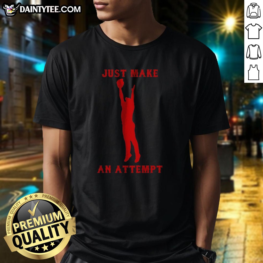 Hot Derek Jeter New York Yankees Just Make An Attempt Shirt on Classic Shirt Hot Derek Jeter New York Yankees Just Make An Attempt Shirt shown as a classic shirt preview