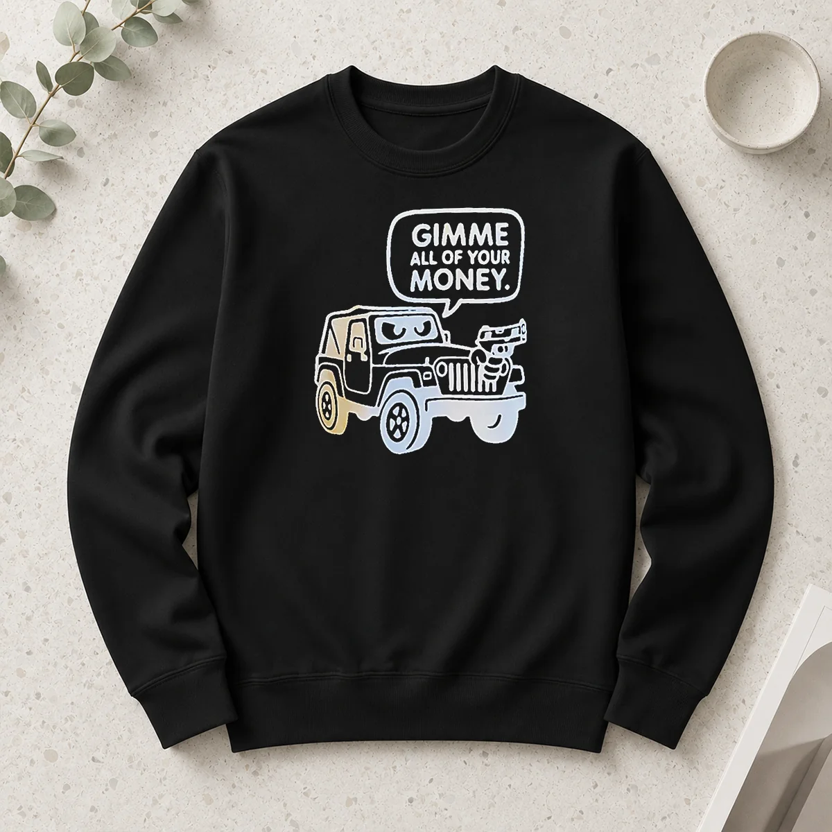 Hot Gimme All Of Your Money Long Sleeve Shirt