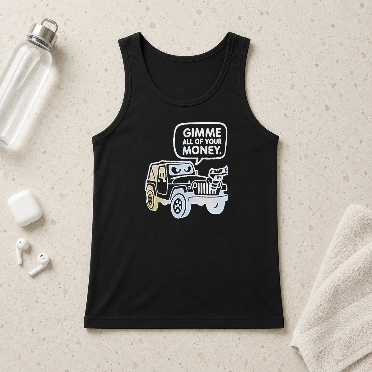 Hot Gimme All Of Your Money Tank Top