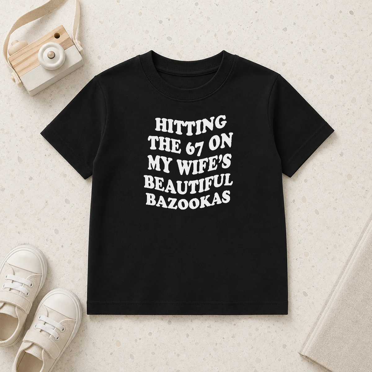 Hot Hitting The 67 On My Wife'S Beautiful Bazookas Kids T-Shirt