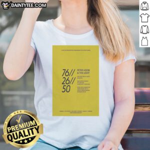 Hot Peter Hook And The Light Manchester Academy 4th June 2026 Joy Division New Order Ladies Shirt featuring vibrant graphics.