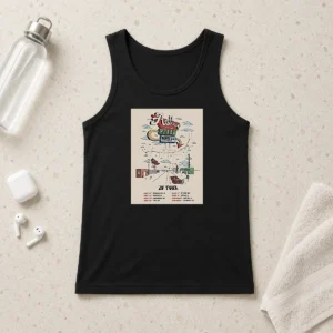 Nice Asleep At The Wheel Route 66 Centennial 2026 Shows Tank Top