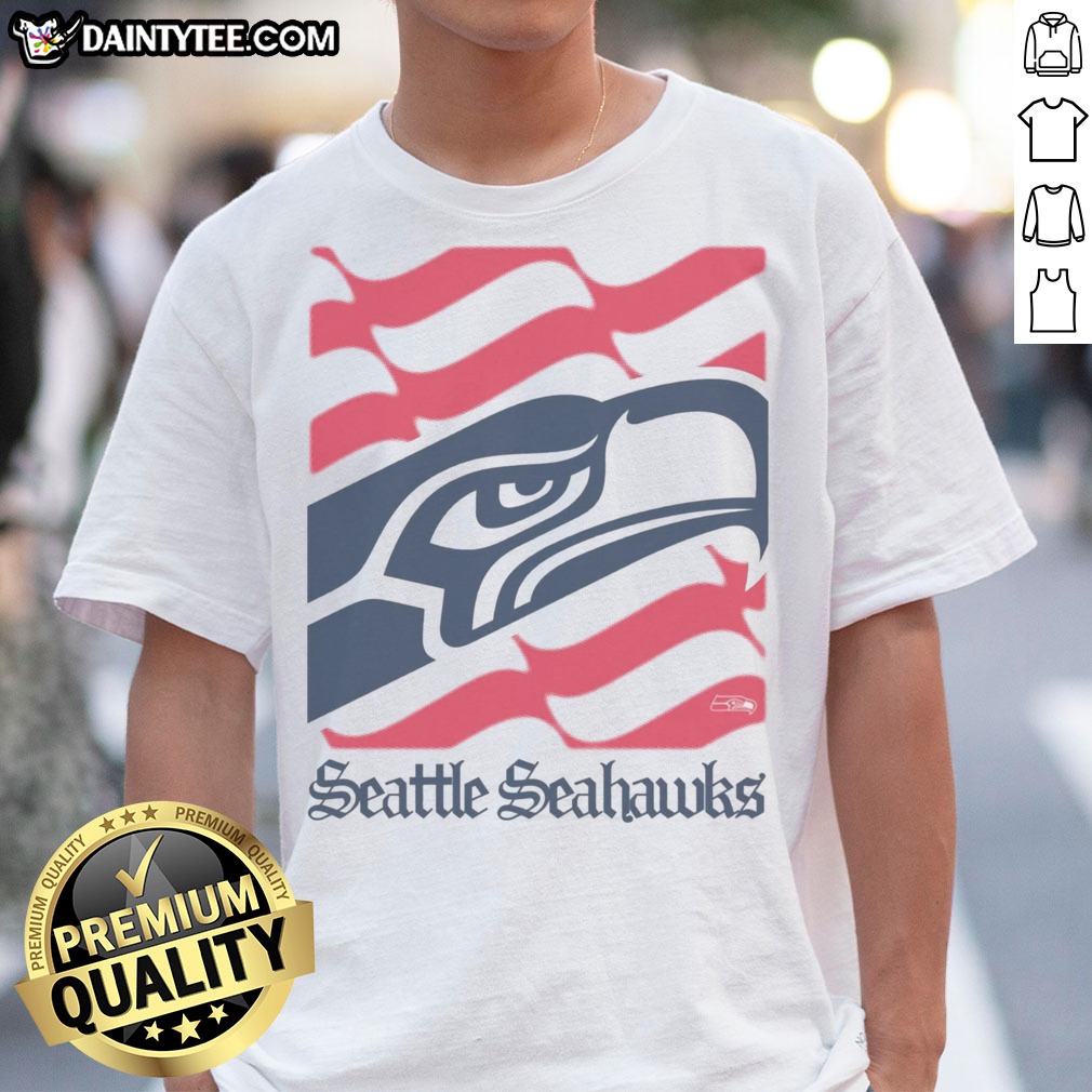 Nice Seattle Seahawks American Heritage Wordmark Shirt on Classic Shirt Nice Seattle Seahawks American Heritage Wordmark Shirt shown as a classic shirt preview