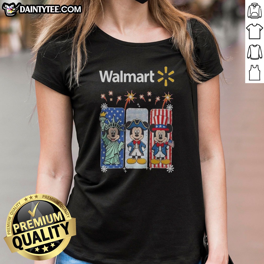Nice Walmart Mickey Mouse Statue Of Liberty Patriot Independence Day Shirt on Ladies Shirt Nice Walmart Mickey Mouse Statue Of Liberty Patriot Independence Day Shirt shown as a ladies shirt preview