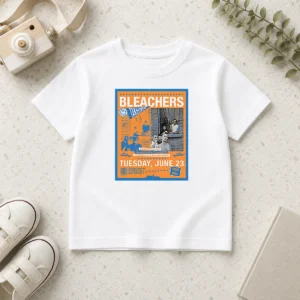 Official Bleachers Jun 23 2026 New York NY TOUR Poster Kids T-Shirt