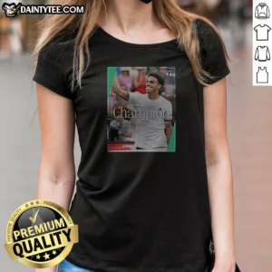 Official HSBC Championships Champion Francisco Cerndolo ATP 500 Ladies Shirt