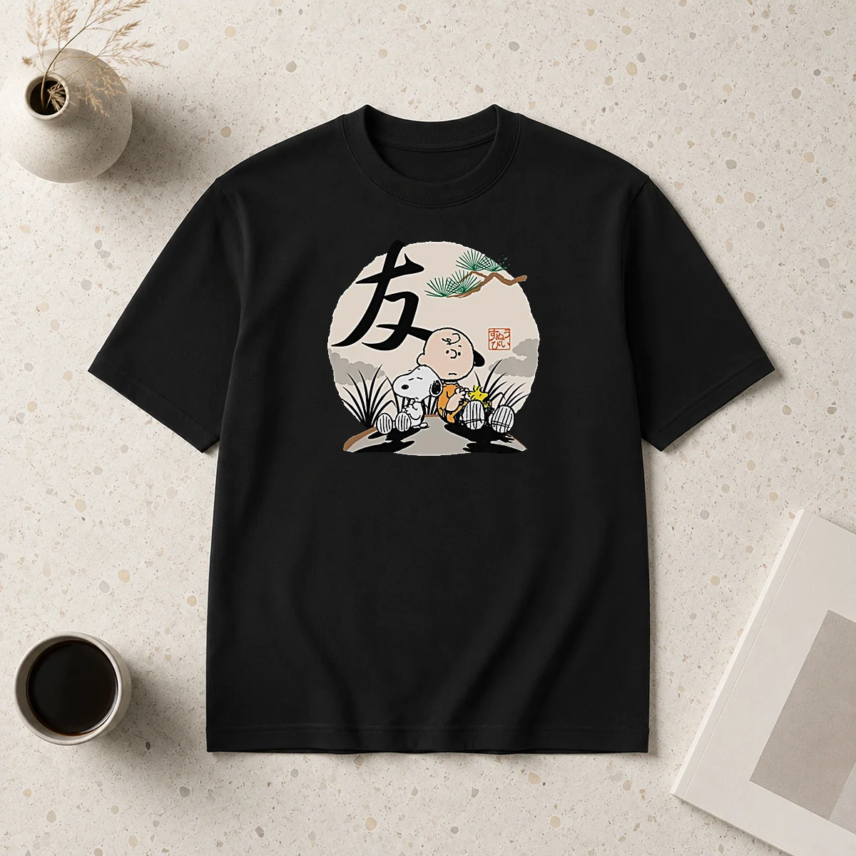 Official Peanuts Charlie Brown Friends Japan Shirt Official Peanuts Charlie Brown Friends Japan Shirt