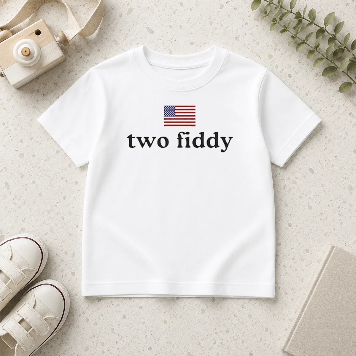 Original American Flag Two Fiddy Kids T-Shirt