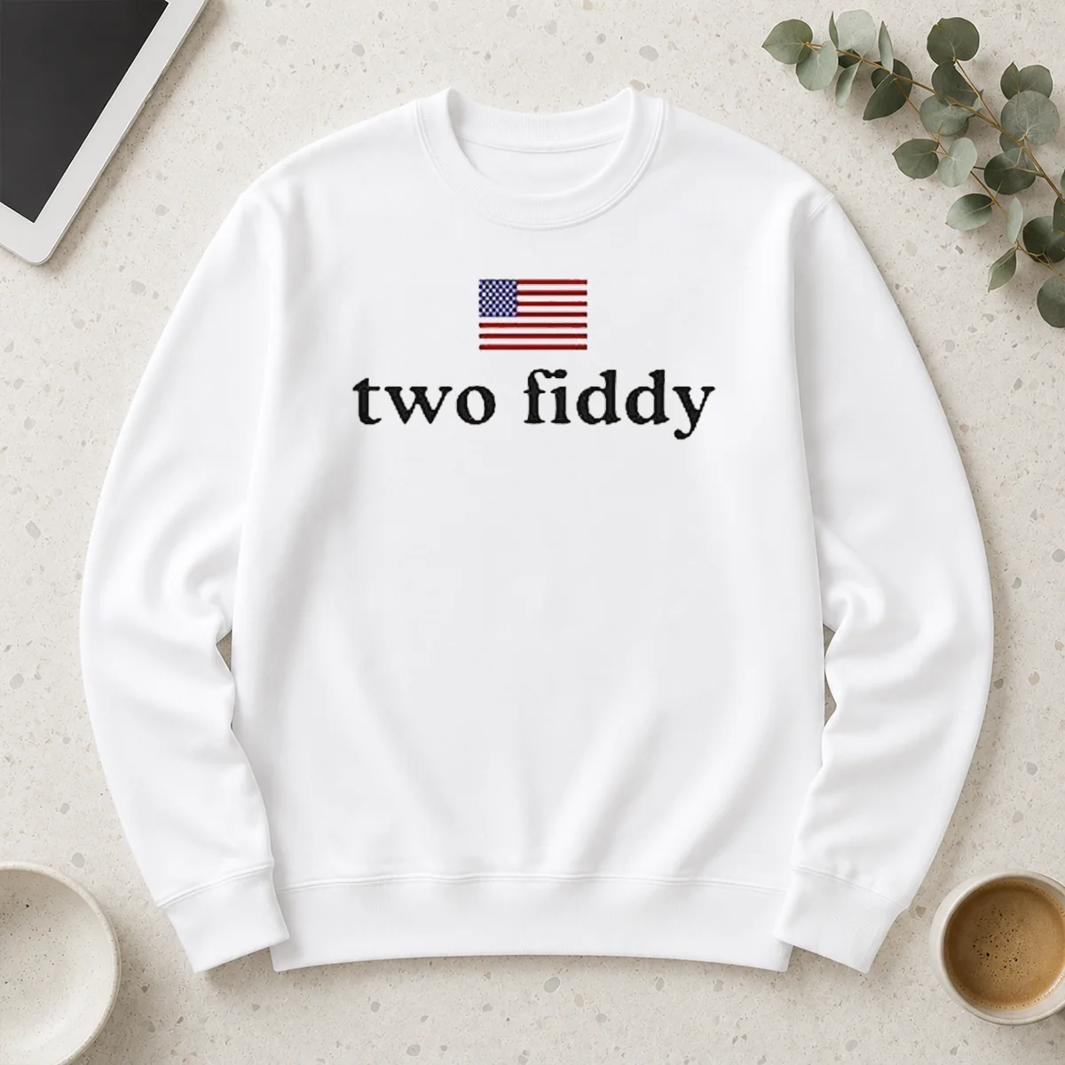 Original American Flag Two Fiddy Long Sleeve Shirt