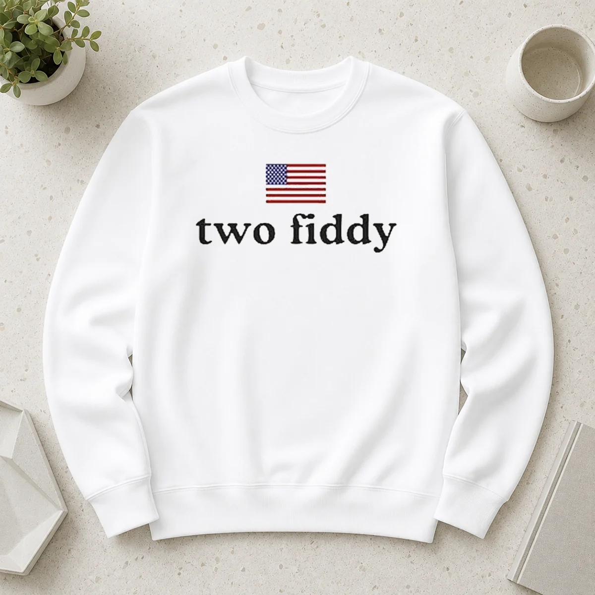 Original American Flag Two Fiddy Sweater